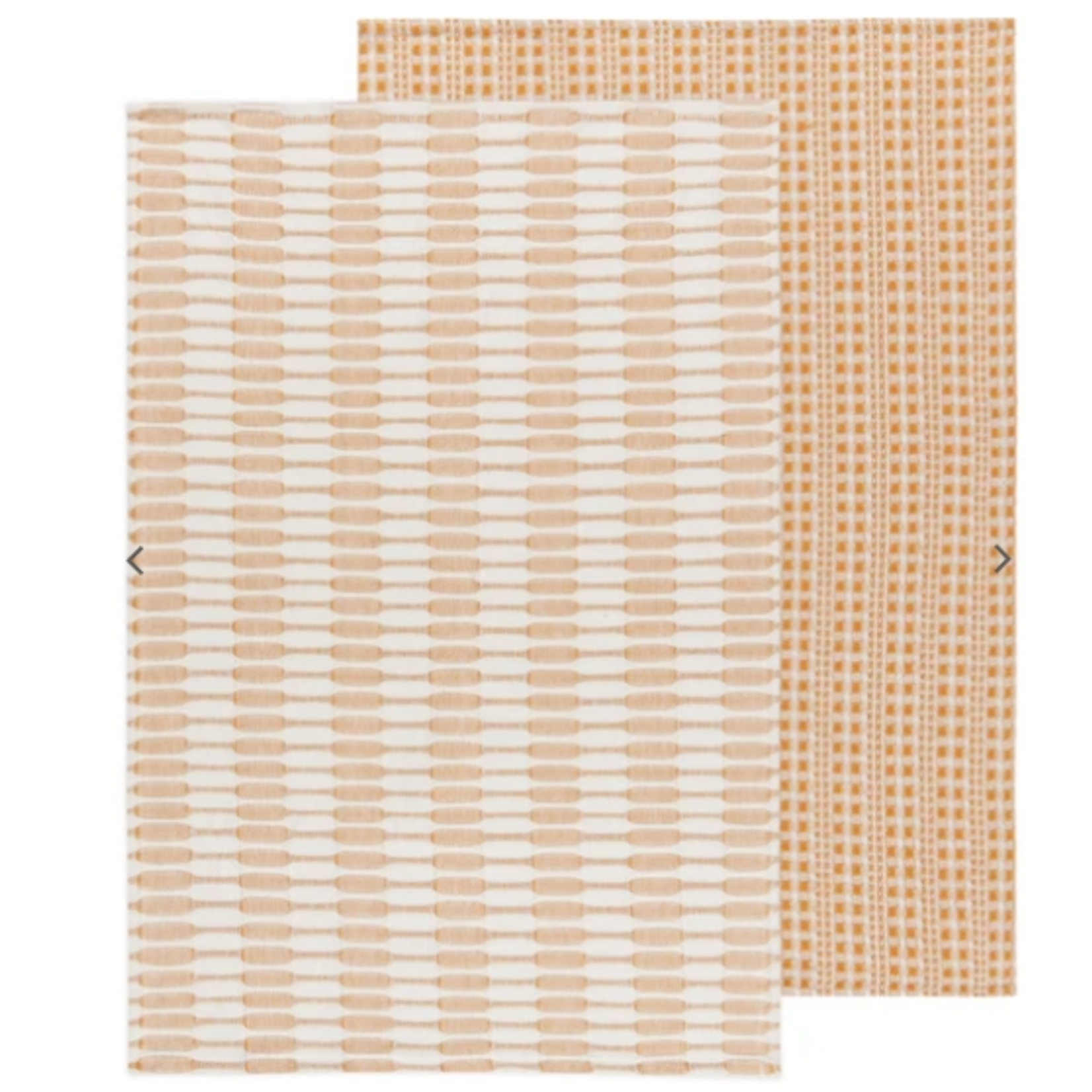 HEIRLOOM HEIRLOOM Abode Dishtowel S/2 - Ochre