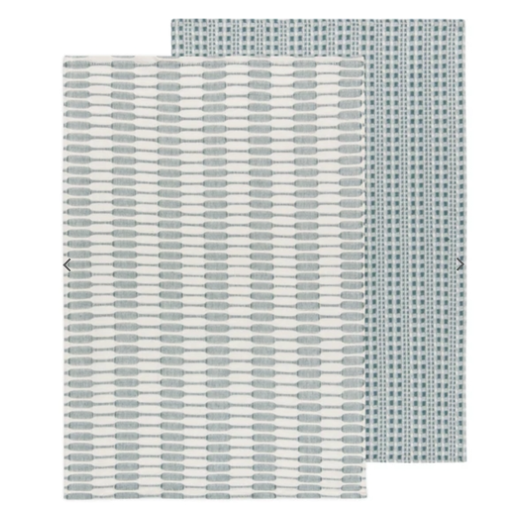 HEIRLOOM HEIRLOOM  Abode Dishtowels S/2- Lagoon