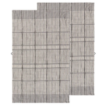 HEIRLOOM HEIRLOOM Tea Towel S/2 - Finley Check Pewter