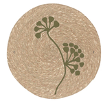 HEIRLOOM HEIRLOOM Placemat - Seagrass Flora Olive