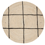 HEIRLOOM HEIRLOOM Placemat - Seagrass Trellis Black