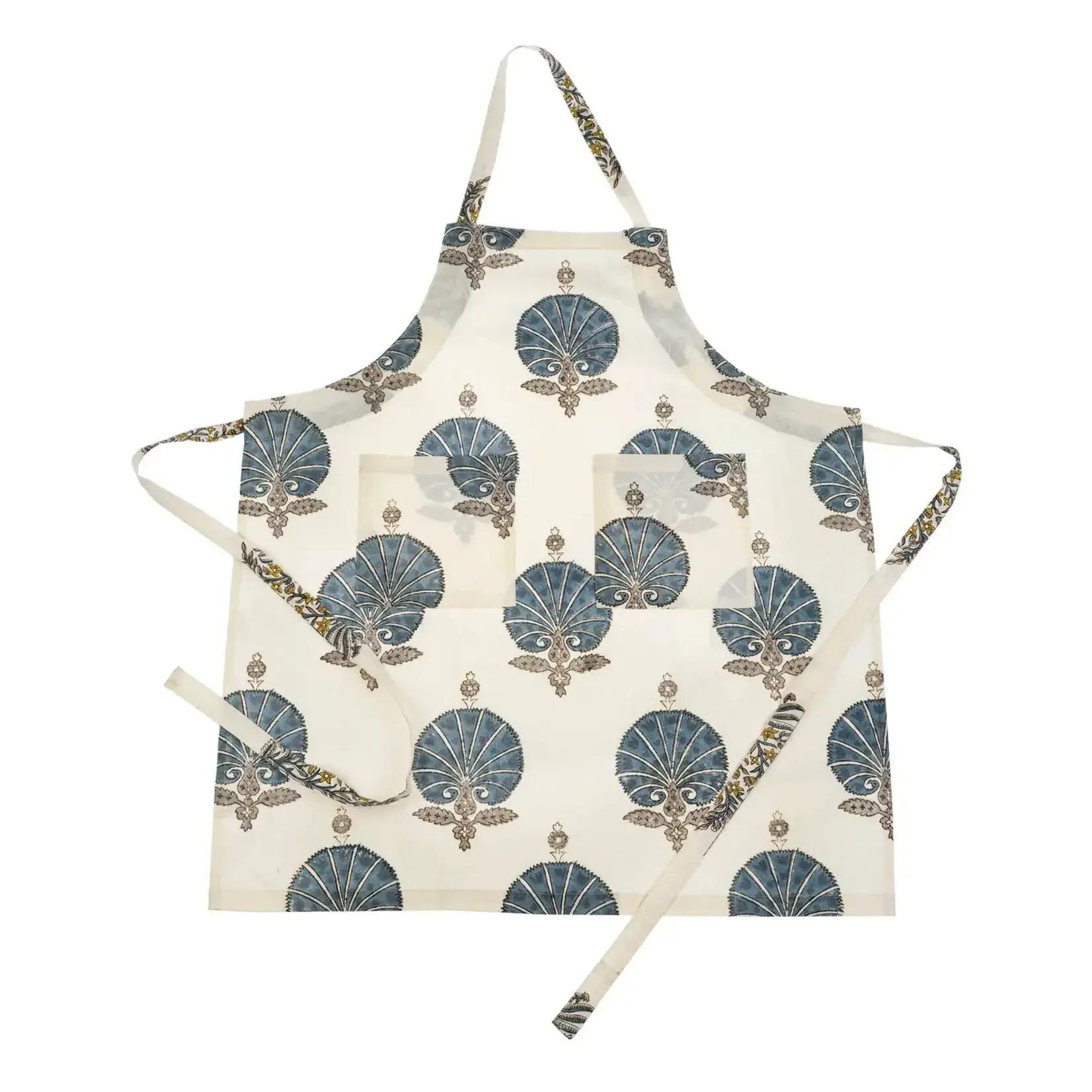 INDABA INDABA Flora Block Print Apron