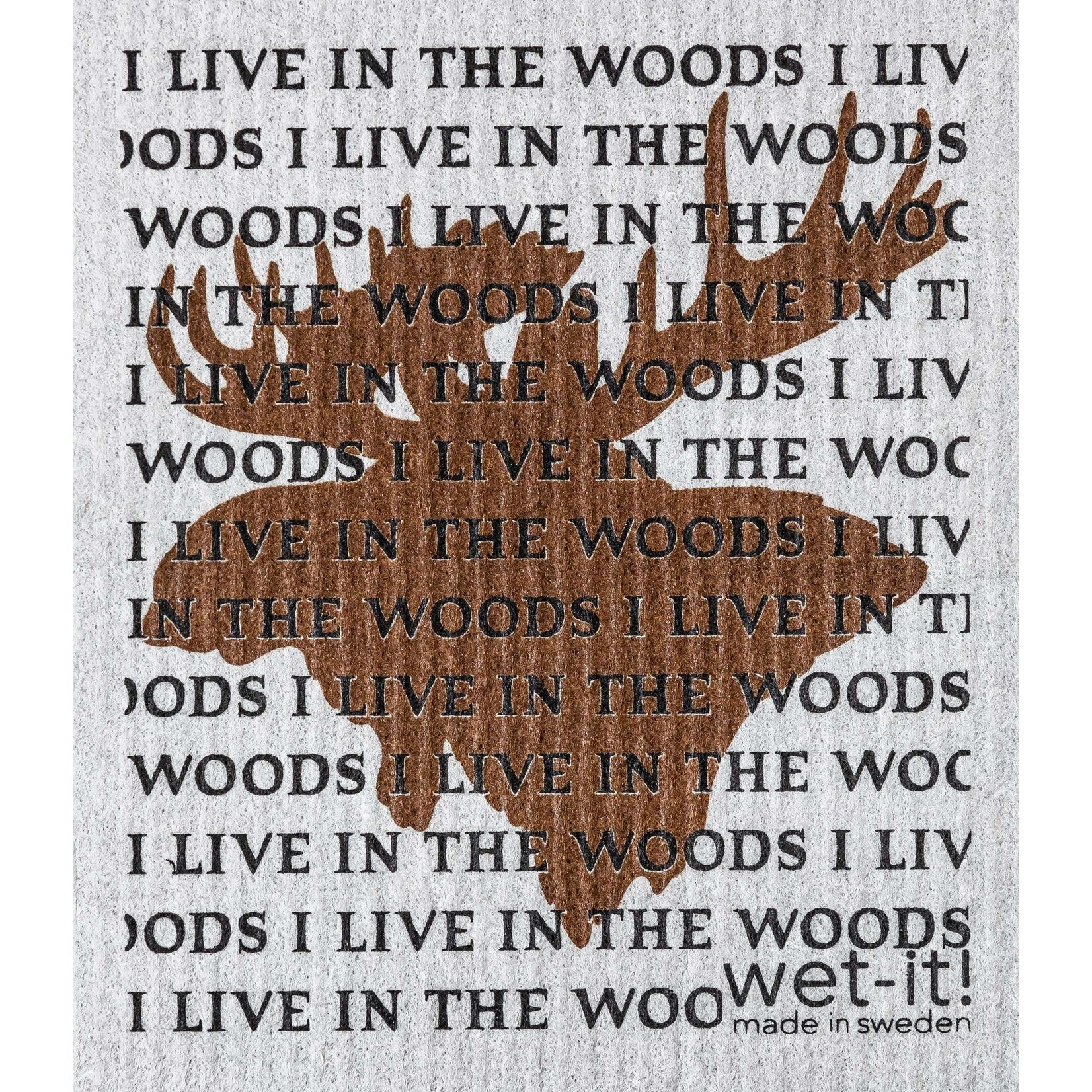 WET-IT WET-IT Swedish Cloth - Woody The Moose