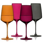 VISKI VISKI Reserve Nouveau Crystal Wine Glasses  in Sunset S/4