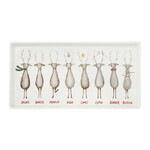 CREATIVE CO-OP CREATIVE CO-OP Platter With Santa's Reindeer
