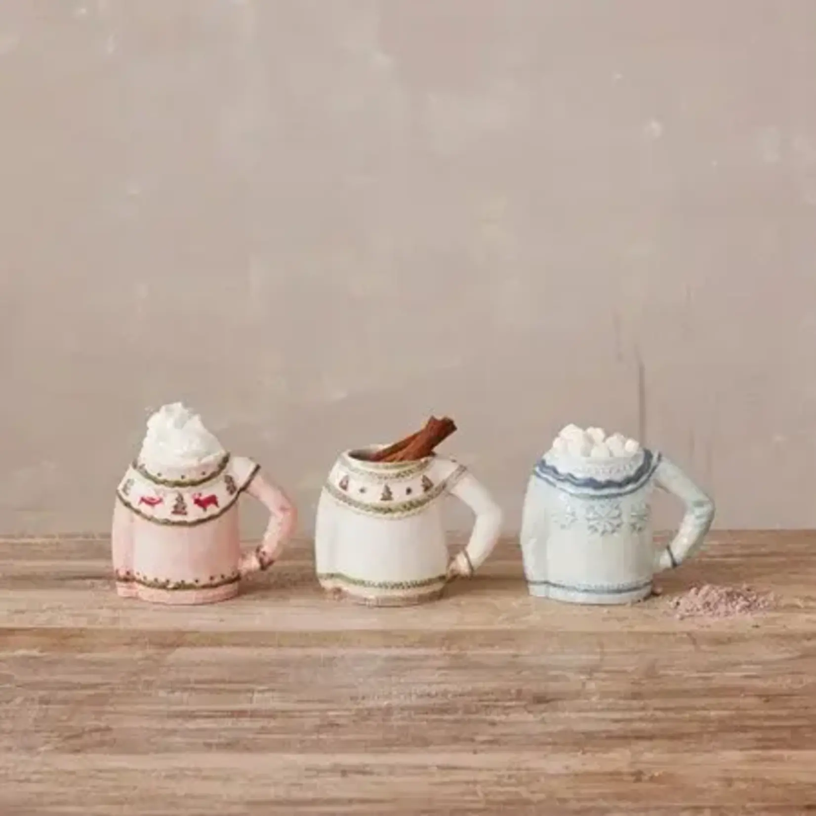 CREATIVE CO-OP CREATIVE CO-OP Sweater Shaped Mug