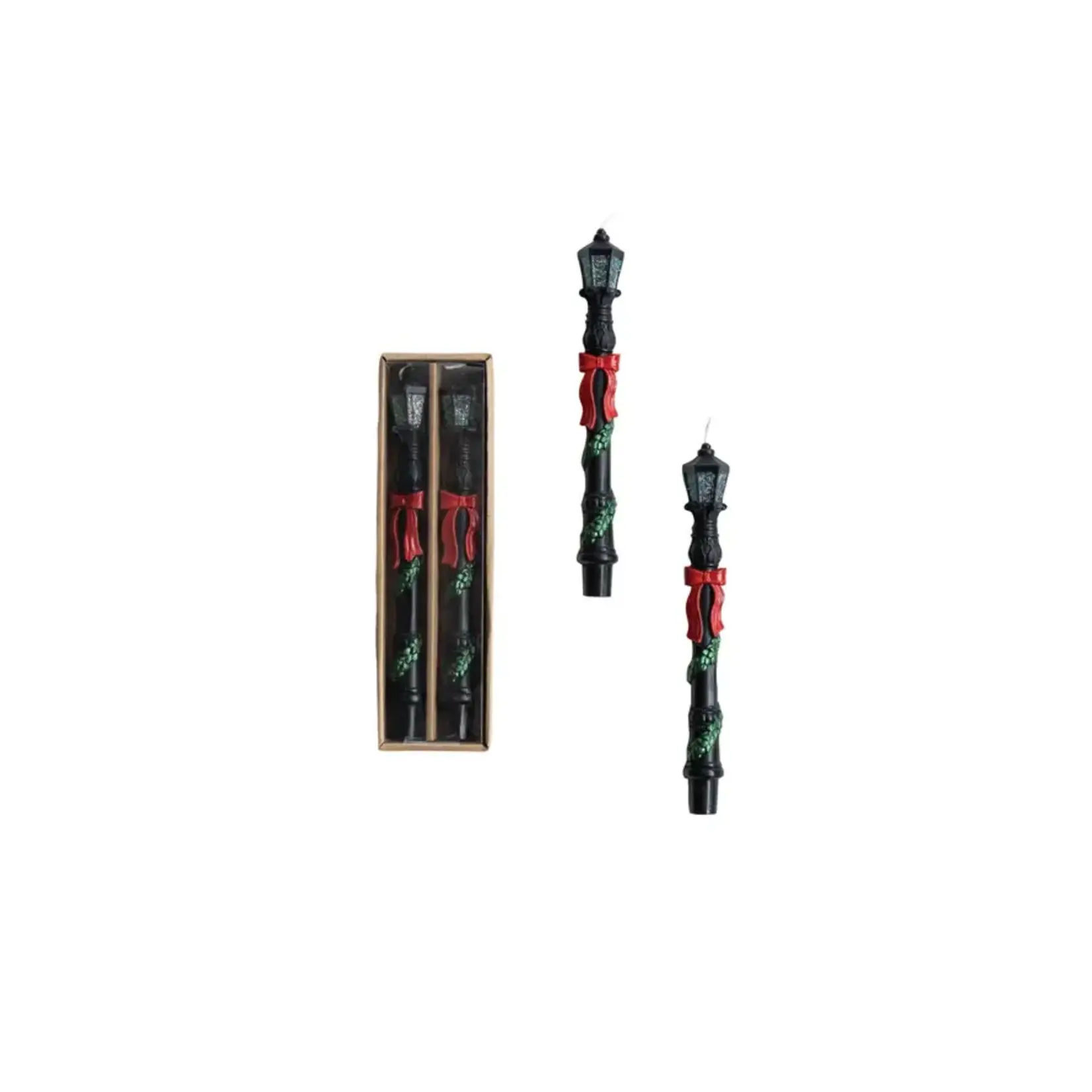 CREATIVE CO-OP CREATIVE CO-OP Lamp Post Shaped Candles S/2