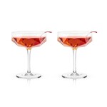 VISKI VISKI Faceted Crystal Coupes S/2