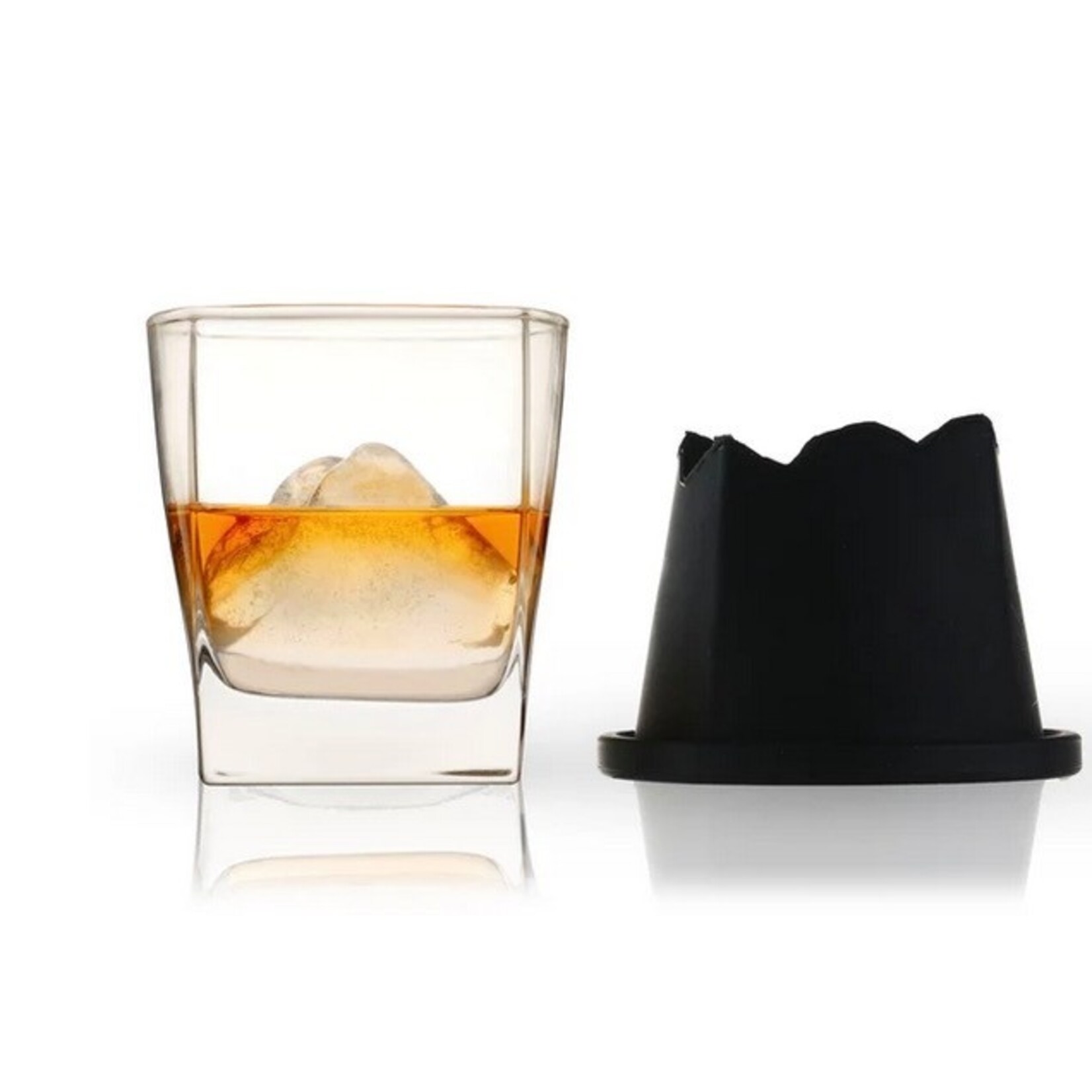VISKI VISKI 2 Pc Glacier Mtn Ice Mold w/Glass