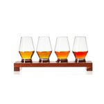VISKI VISKI Raye Crystal Spirits Tasting Glass Flight