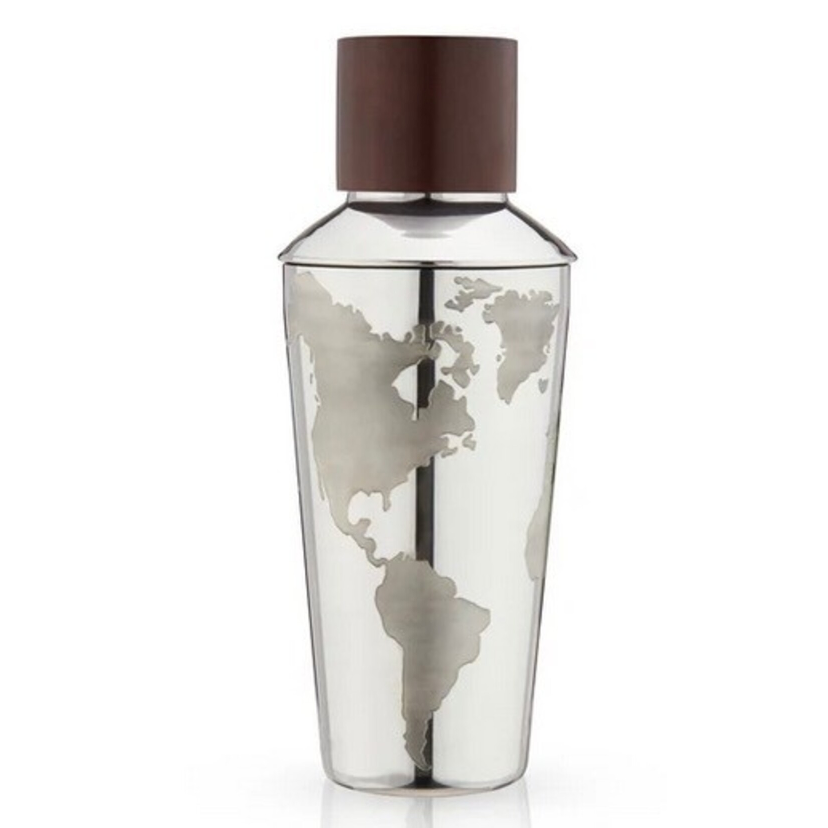VISKI VISKI Globe Cocktail Shaker in Silver