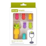 TRUE TRUE Pinapple Charms & Bottle Stopper