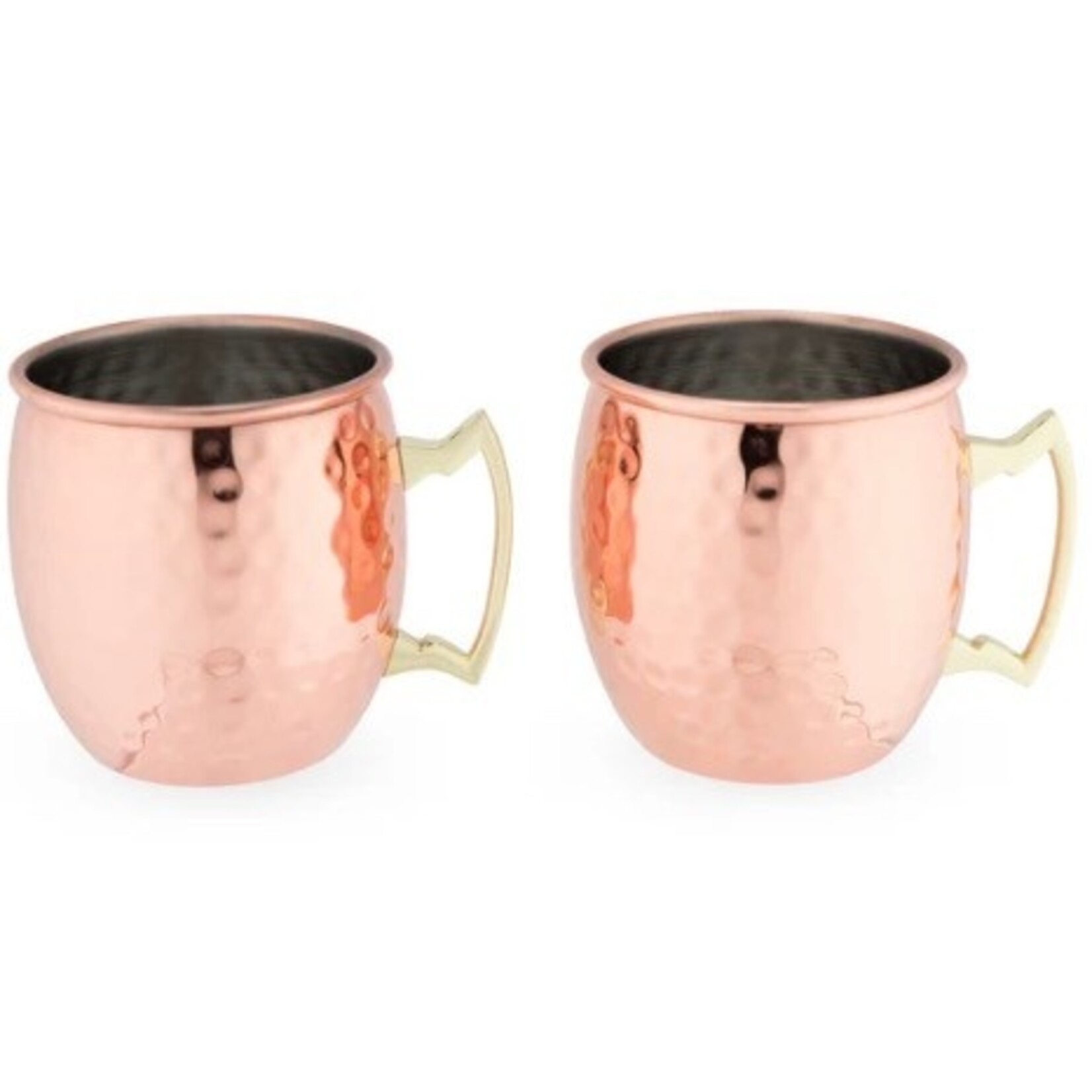 TRUE BRANDS TRUE Hammered Moscow Mule Copper Mugs s/2