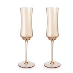 TWINE TWINE LIVING - Tulip Champagne Flute s/2 Amber