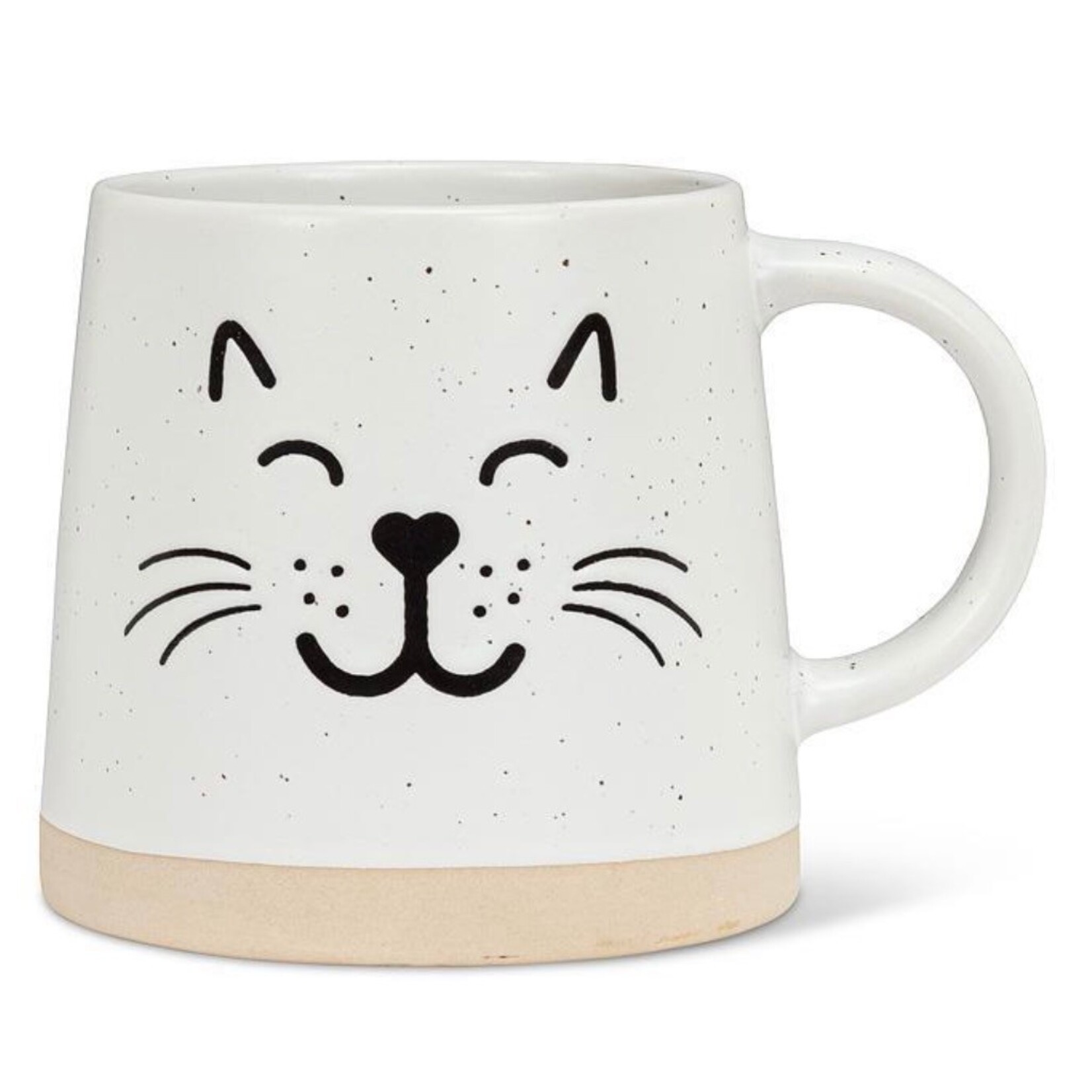 ABBOTT ABBOTT Wide Base Mug - Cat Face