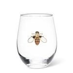 ABBOTT ABBOTT Stemless Wine Glass With Jewel Bee