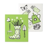 ABBOTT ABBOTT Swedish Dishcloth S/2 - Garden Icons