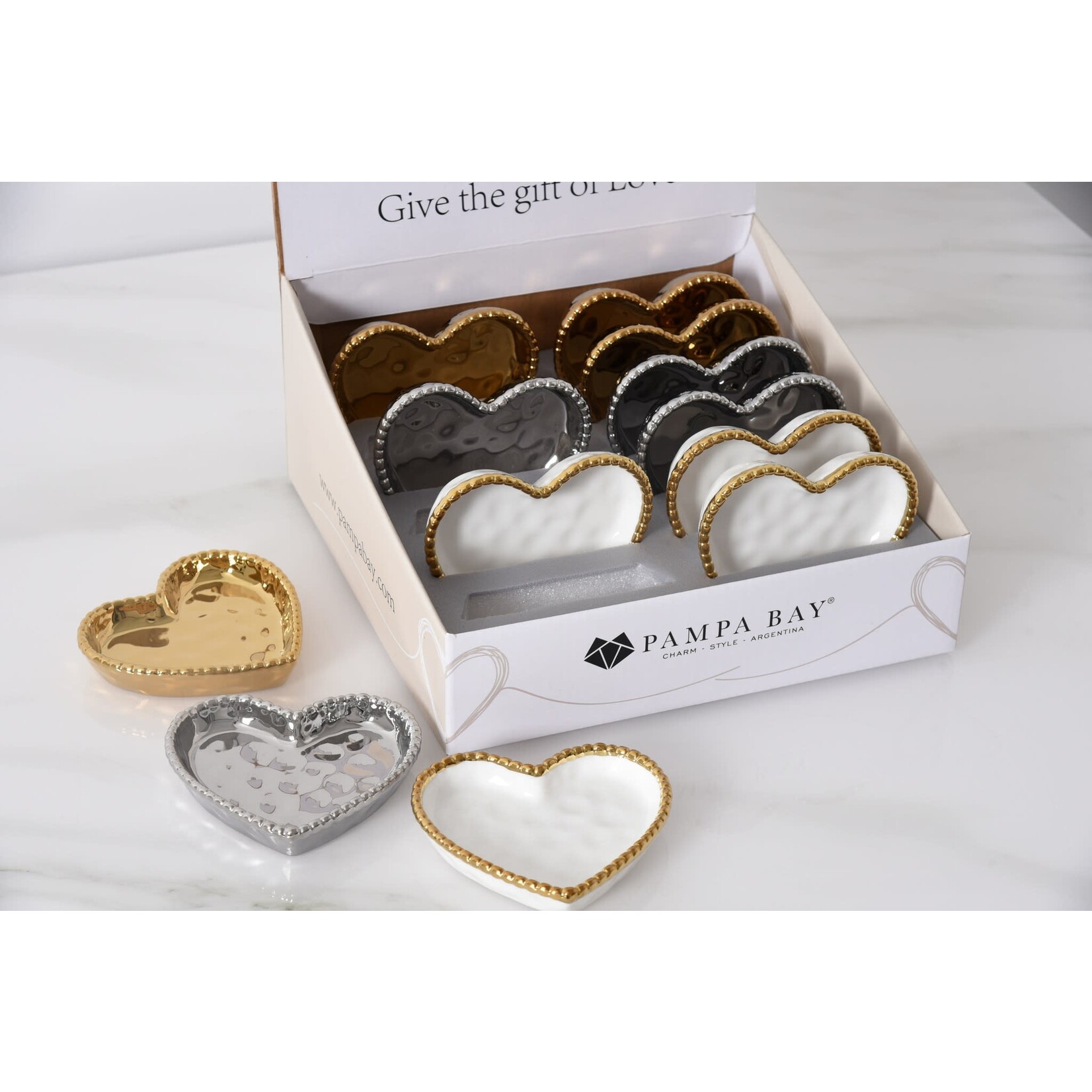 PAMPA BAY PAMPA BAY Love is in the Air Mini Heart Dish - Asst'd