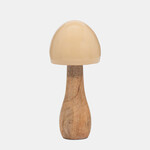 SAGEBROOK HOME SAGEBROOK HOME  8" Coned Mushroom Ivory