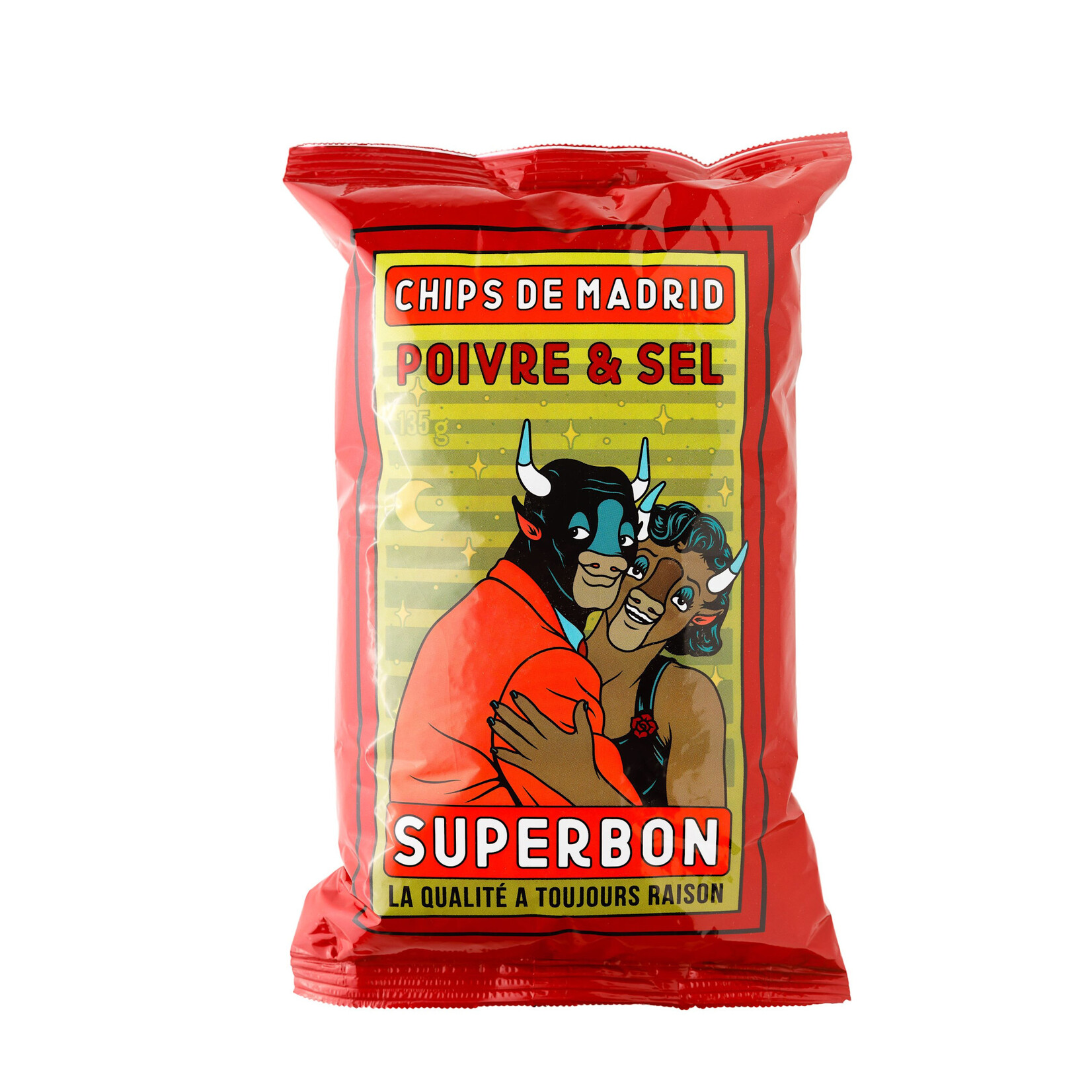 SUPERBON SUPERBON Salt & Pepper Potato Chips  135g