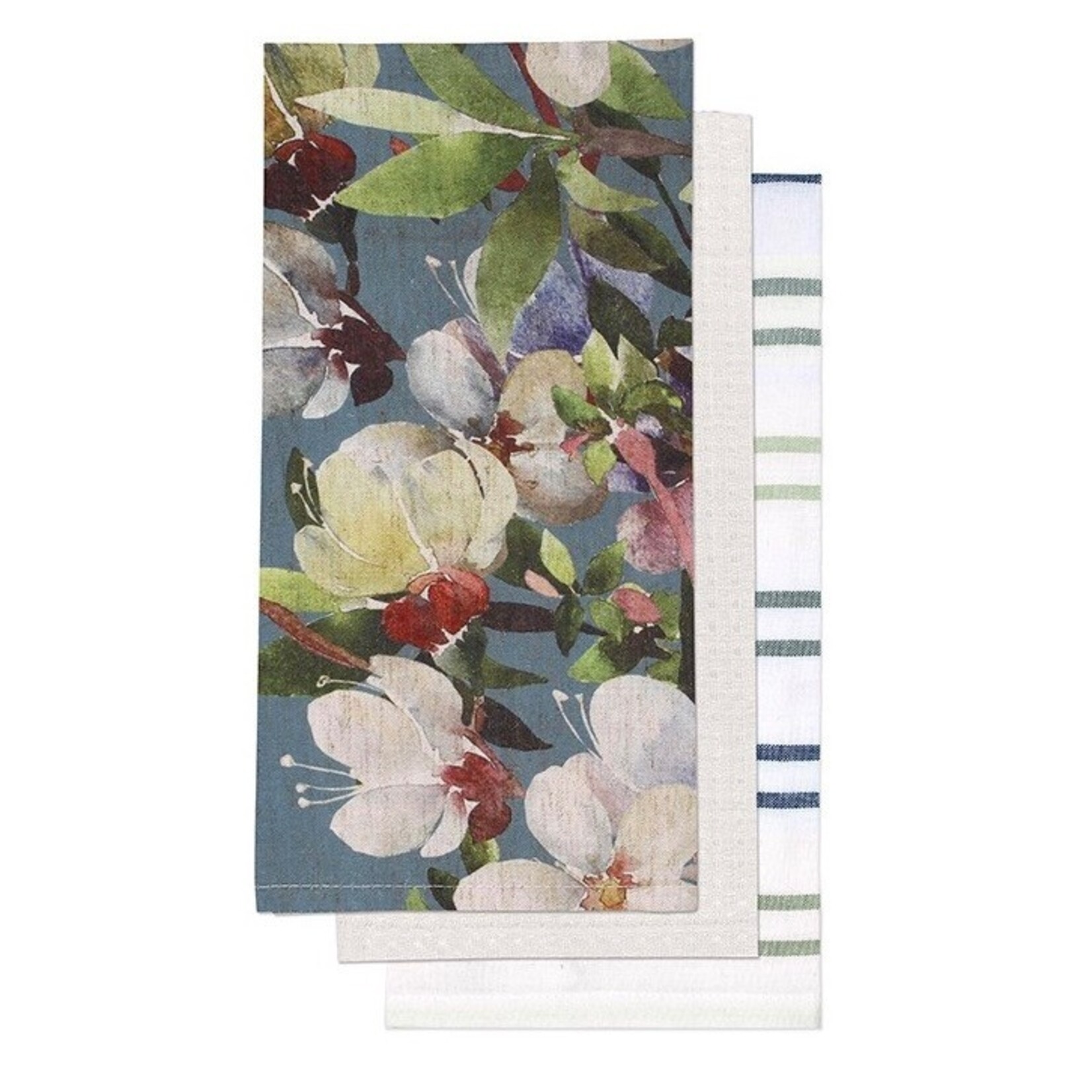 HARMAN HARMAN Magnolia Tea Towel S/3 - Blue
