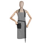 HARMAN HARMAN Chambray Stripe Apron - Black