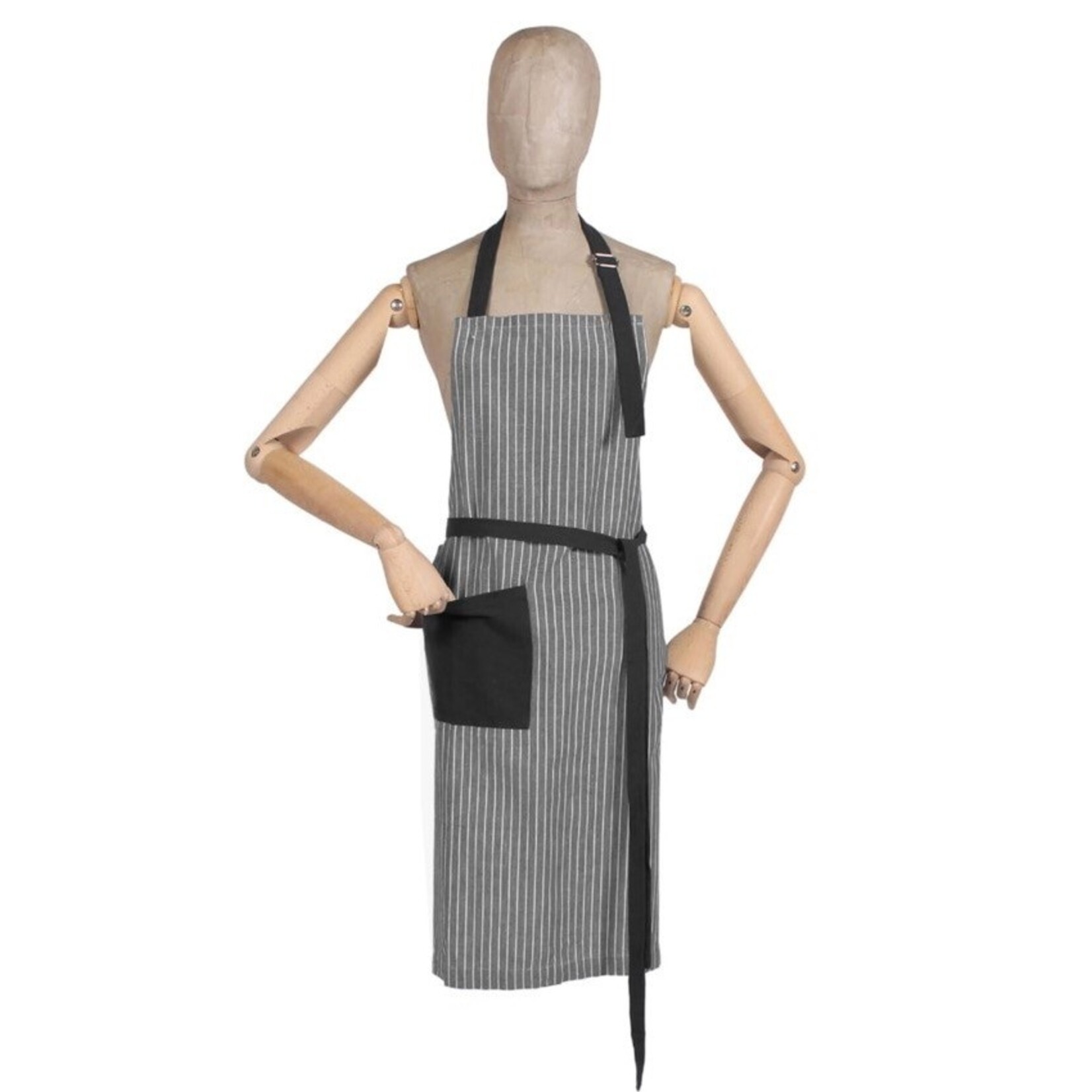 HARMAN HARMAN Chambray Stripe Apron - Black