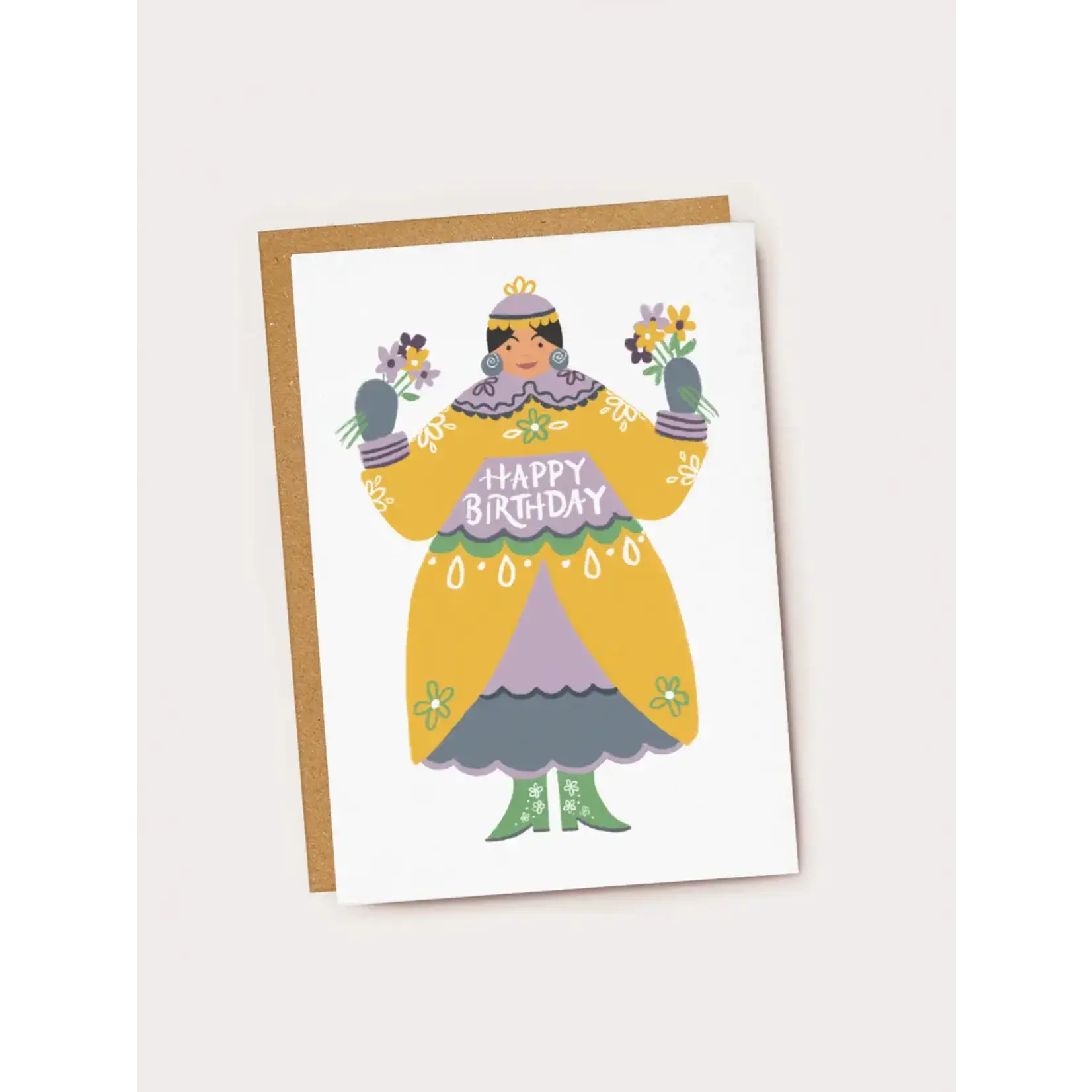 JADE FISHER JADE FISHER HBD Yellow Folk Lady