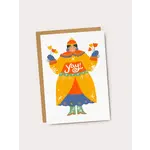 JADE FISHER JADE FISHER YAY! Yellow Folk Lady Celebration