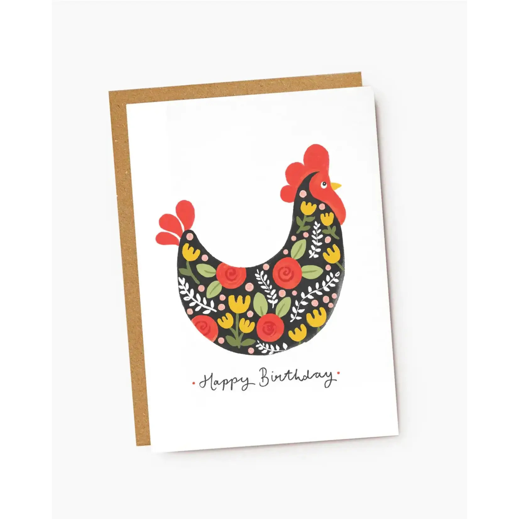 JADE FISHER JADE FISHER - Folk Floral Chicken