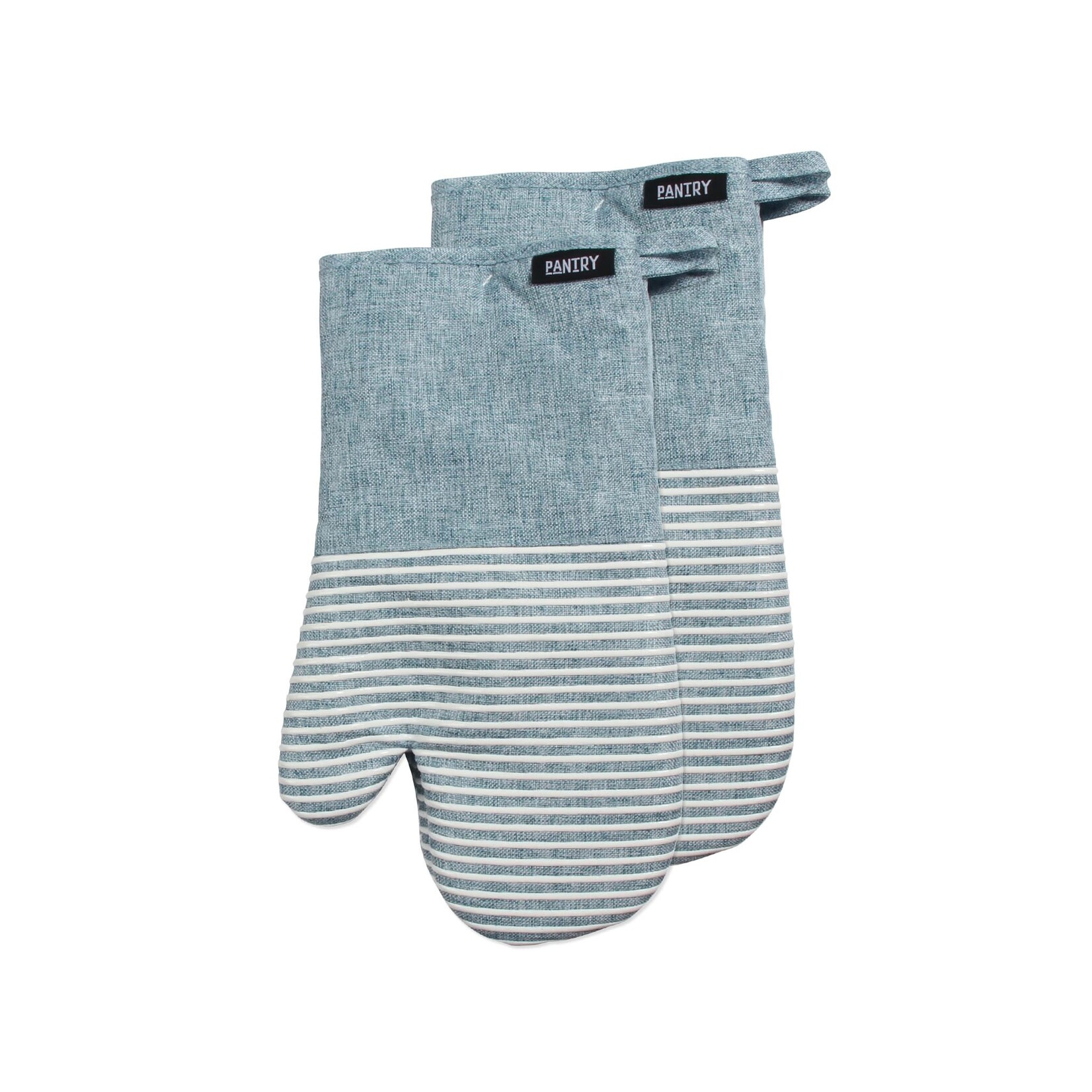 HARMAN HARMAN Chambray Oven Mitt S/2- Tan