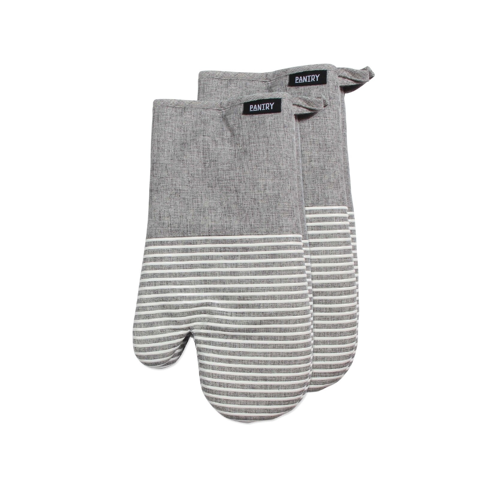 HARMAN HARMAN Chambray Oven Mitt S/2- Grey