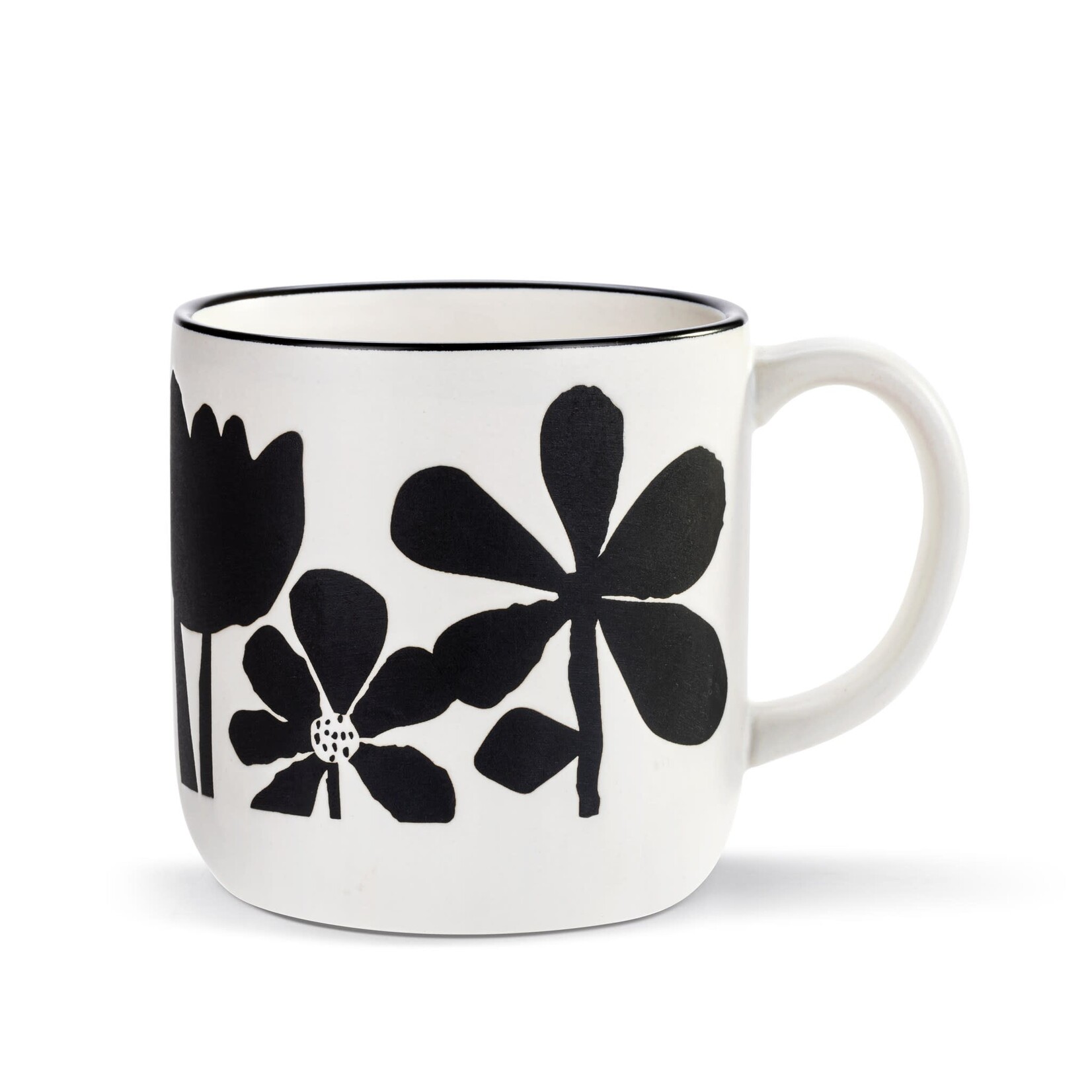 DEMDACO DEMDACO Mug - Bold Floral White