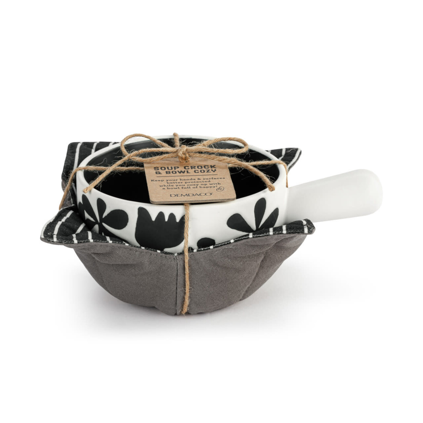 DEMDACO DEMDACO Soup Crock & Bowl - Cozy Floral