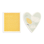 DEMDACO DEMDACO Dish Cloth - Heart Floral S/2