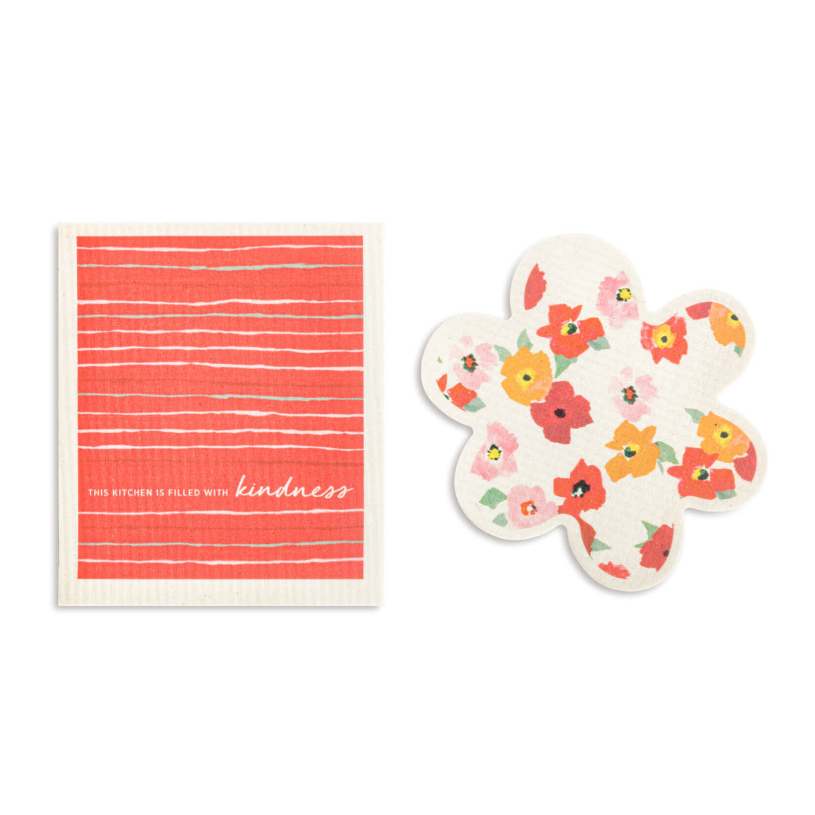 DEMDACO DEMDACO Dish Cloth - Flower Kindness S/2