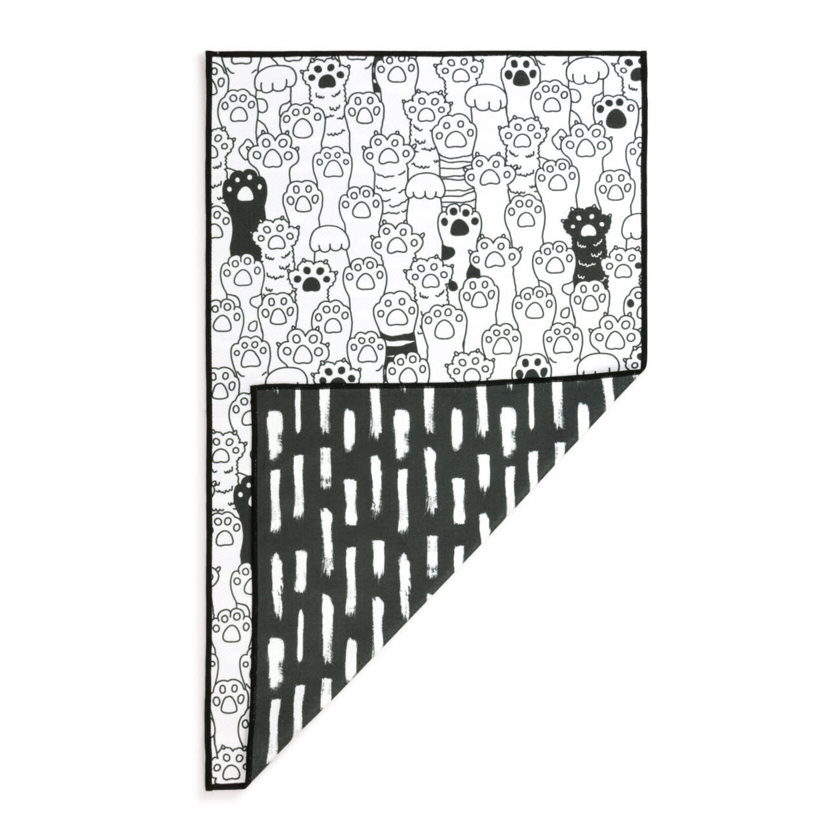 DEMDACO DEMDACO Kitchen Towel - Paws and Stripes