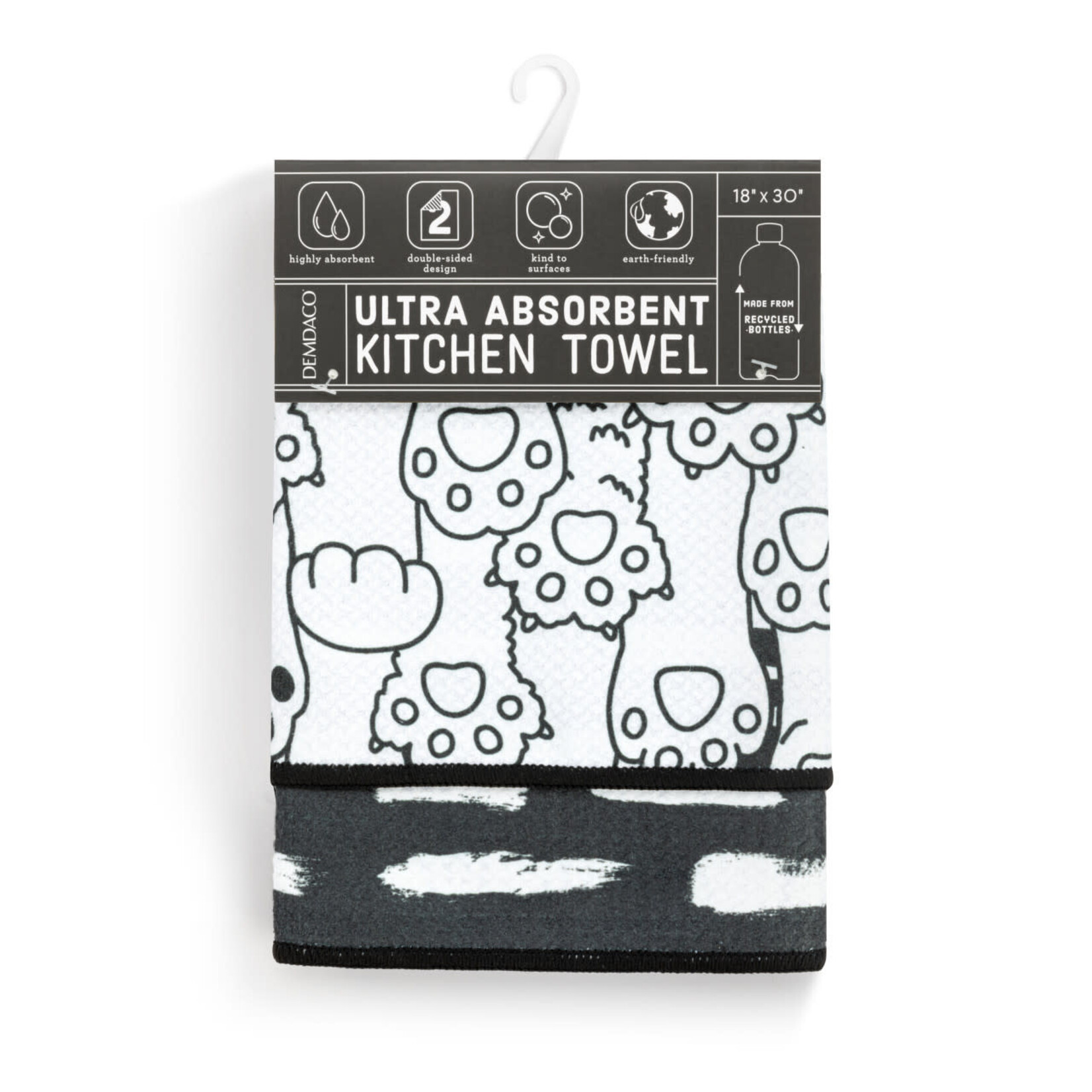 DEMDACO DEMDACO Kitchen Towel - Paws and Stripes