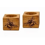 SELBRAE HOUSE SELBRAE HOUSE Oak Egg Cups S/2 - Bee