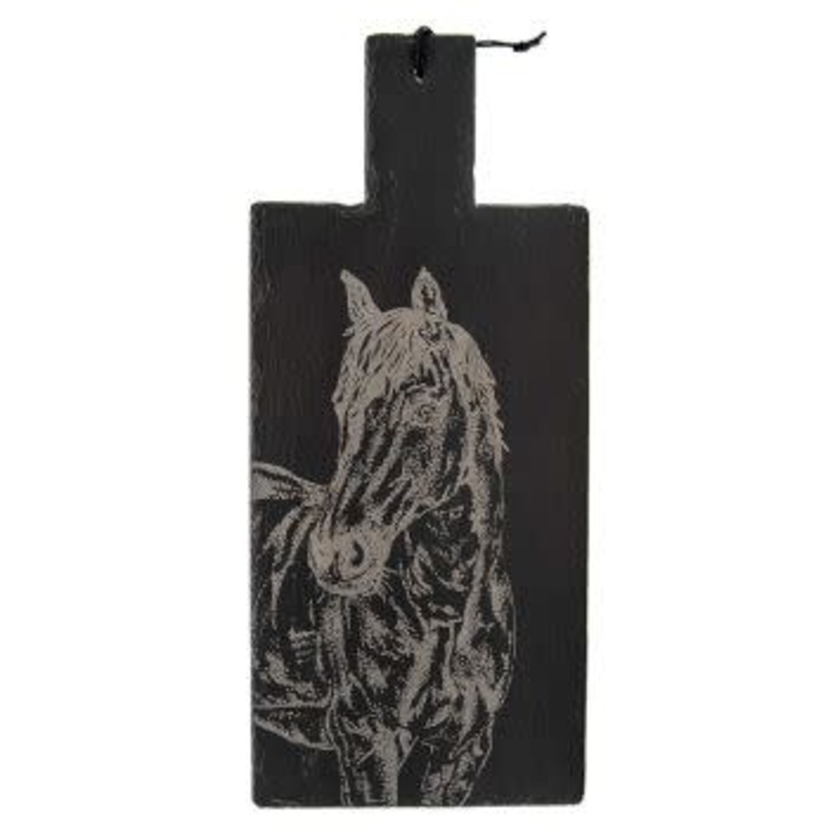 SELBRAE HOUSE SELBRAE HOUSE Large Slate Serving Paddle - Horse Portrait