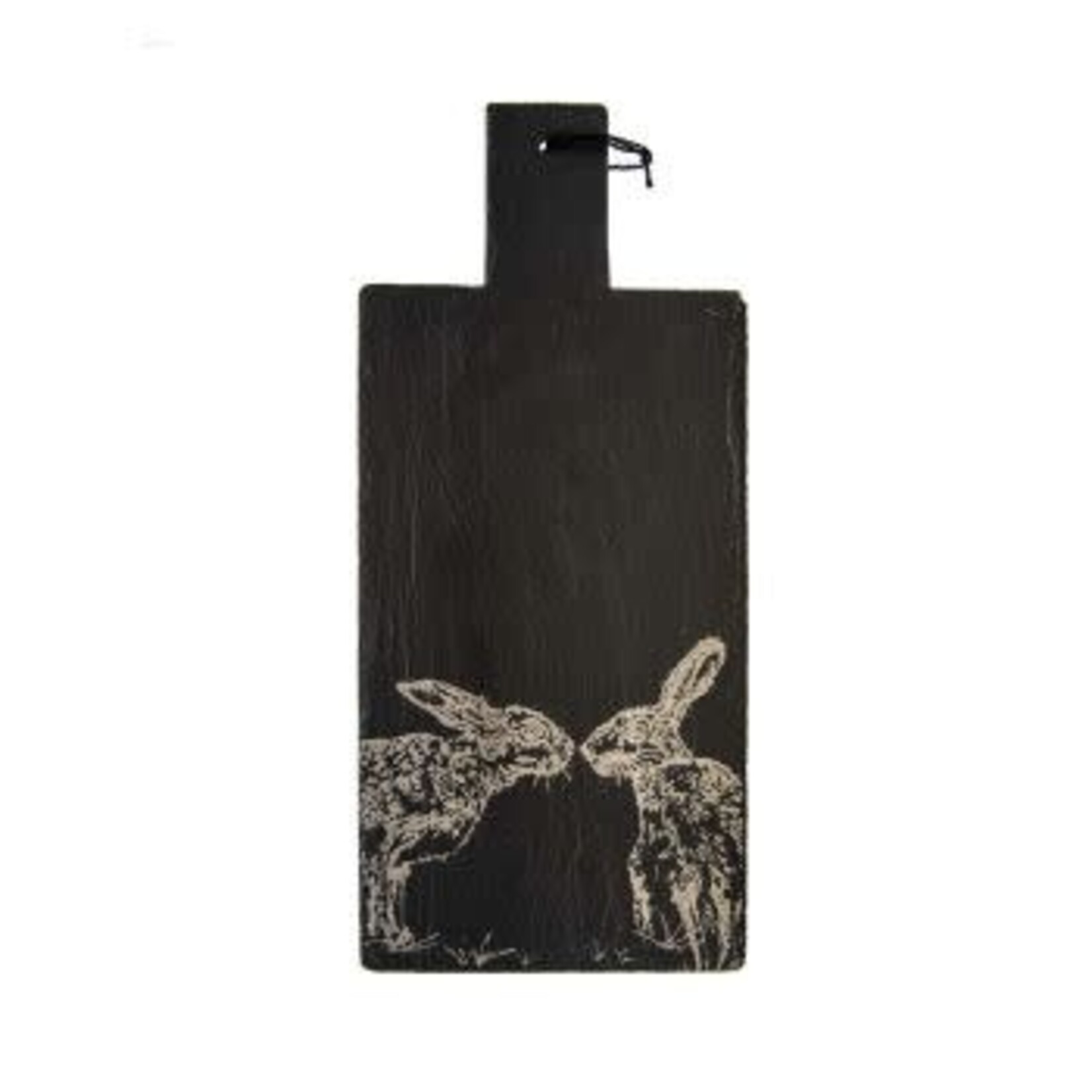 SELBRAE HOUSE SELBRAE HOUSE Large Slate Serving Paddle - Kissing Hare