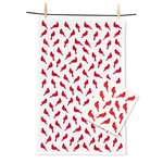 ABBOTT ABBOTT Cardinals Dishcloth & Teatowel Set