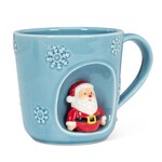 ABBOTT ABBOTT Snowflake Mug w/Santa
