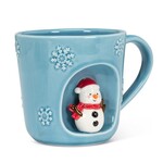 ABBOTT ABBOTT Snowflake Mug w/Snowman