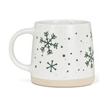 ABBOTT ABBOTT Wide Base Mug w/Snowflakes