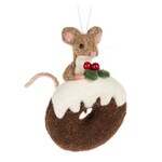 ABBOTT ABBOTT Mouse On Donut Ornament