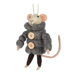 ABBOTT ABBOTT Mouse w/Puffy Parka Ornament