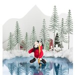 ABBOTT ABBOTT Hockey Mouse Ornament - Red