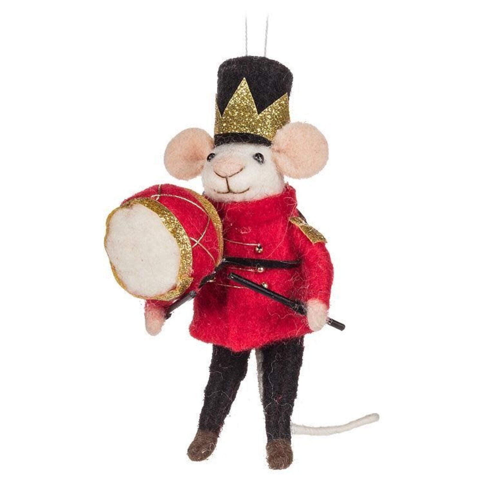 ABBOTT ABBOTT Marching Band Mouse Ornament - Red