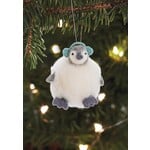 ABBOTT ABBOTT Penguin in Snowball Ornament 2Asst'd